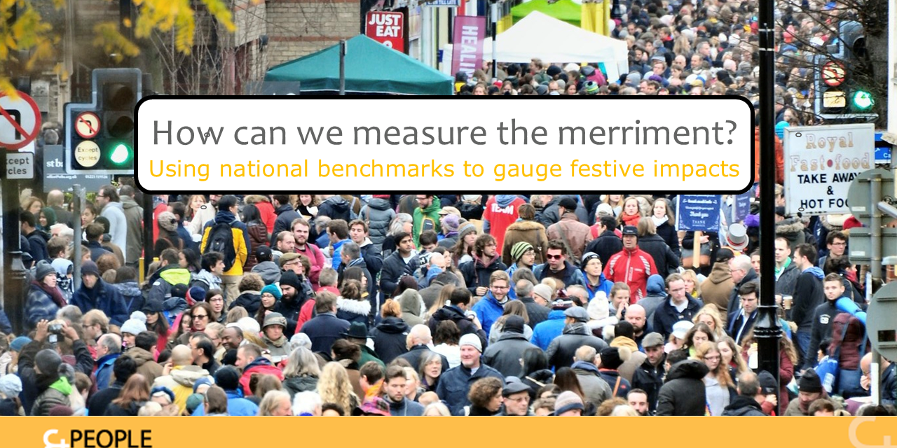 How can we measure the merriment? Crowds at Mill Road Winter Fair, Cambridge