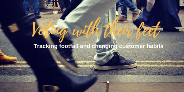 Footfall in a town centre